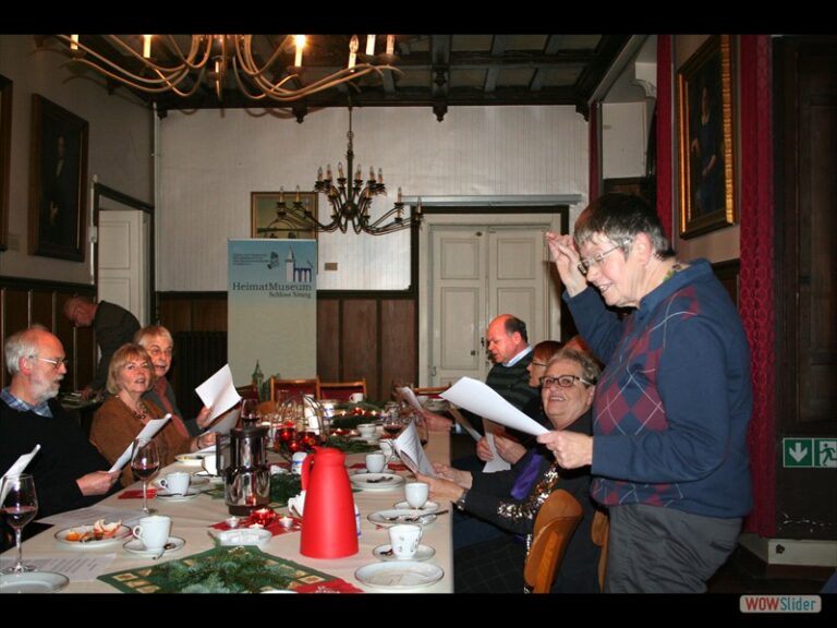 Jahresabschluss im Schloss