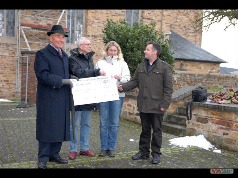 Spende für das Kirchendach Löhndorf