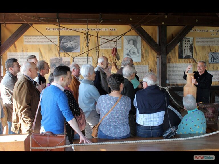 Das Ziel der Exkursion war die „Römerwelt“